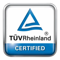 TÜV Rheinland's Recycled Material Verified logo